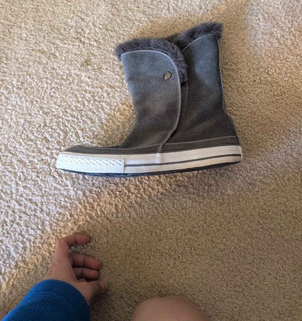 Converse All-Star Beverly Fur-lined Suede Boots